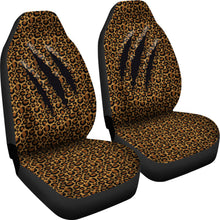 Load image into Gallery viewer, Scratched Leopard Print Car Seat Covers Set Claw Marks
