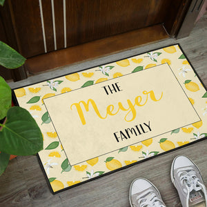 Lemon Pattern Meyer Door Mat