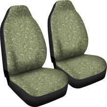 Load image into Gallery viewer, Green and Cream Leaves Pattern Car Seat Covers Set

