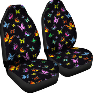 Butterfly Explosion Car Seat Covers Colorful Pattern