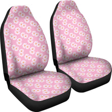 Load image into Gallery viewer, Pink With Daisy Flower Pattern Car Seat Covers Set
