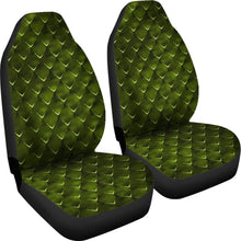 Load image into Gallery viewer, Dragon Scales Car Seat Covers Green Fantasy Mythology
