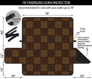 Animal Print Safari Patchwork Pattern Furniture Slipcover Protectors
