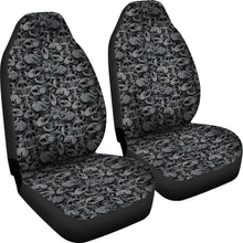Load image into Gallery viewer, Gray and Black Skull Car Seat Covers Seat Protectors
