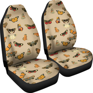Vintage Moths and Butterflies Car Seat Covers