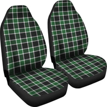 Load image into Gallery viewer, Dark Green and Black Plaid Check Car Seat Covers
