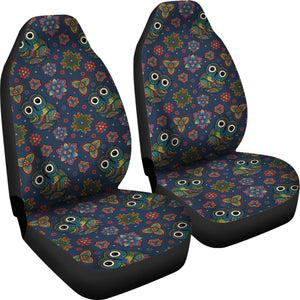 Colorful Owl Pattern Car Seat Covers