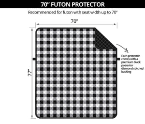 Buffalo Check Futon Sofa Slipcover Protector 70" Seat Width