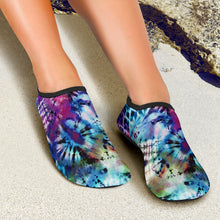 Load image into Gallery viewer, Colorful Tie Dye Rainbow Water Shoes
