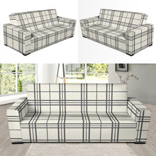 Load image into Gallery viewer, Large Plaid Pattern Stretch Sofa Slipcovers
