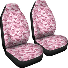 Load image into Gallery viewer, Blush Rose Pink and Mauve Camouflage Car Seat Covers
