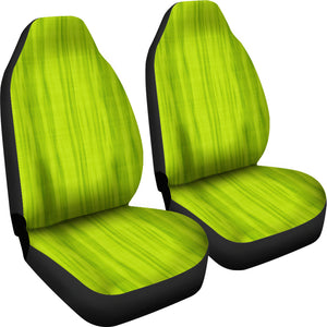 Lime Green Tie Dye Car Seat Covers