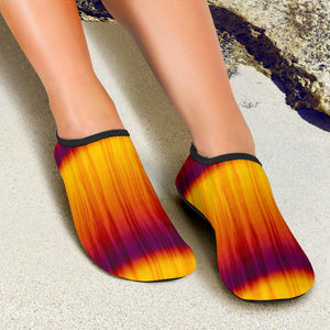 Orange and Yellow Tie Dye Water Shoes