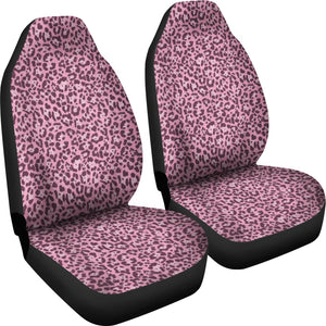 Pink Leopard Print Car Seat Covers Leopard Skin