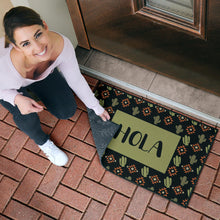 Load image into Gallery viewer, Hola Cactus Pattern Doormat Welcome Mat Southwestern Pattern

