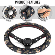 Load image into Gallery viewer, Boho Symbols Steering Wheel cover
