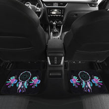 Load image into Gallery viewer, Dreamcatcher and Flower Watercolor Car Floor Mats

