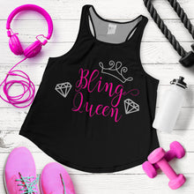 Load image into Gallery viewer, Bling Queen Racerback Tank Top
