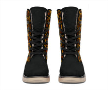 Load image into Gallery viewer, Leopard Print Snow Boots With Faux Fur Lining
