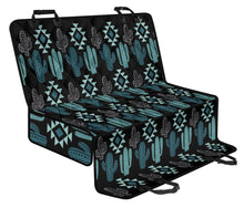 Load image into Gallery viewer, Teal Boho Cactus Pattern Back Bench Seat Cover For Pets
