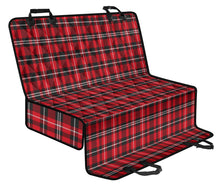 Load image into Gallery viewer, Plaid Red Black White Pet Dog Seat Cover Protector
