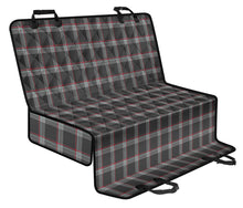 Load image into Gallery viewer, Custom Gray Red Plaid Back Seat Cover For Pets
