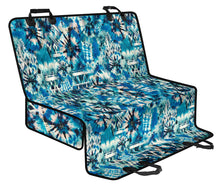 Load image into Gallery viewer, Blue Green and White Tie Dye Dog Hammock Pet Seat Cover
