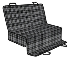 Load image into Gallery viewer, Gray, Black and White Plaid Pet Hammock Back Seat Cover For Dogs
