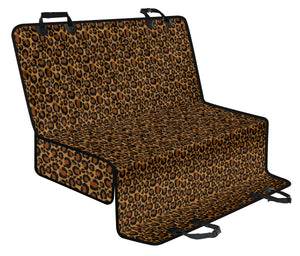 Leopard Print Back Bench Seat Cover For Pets