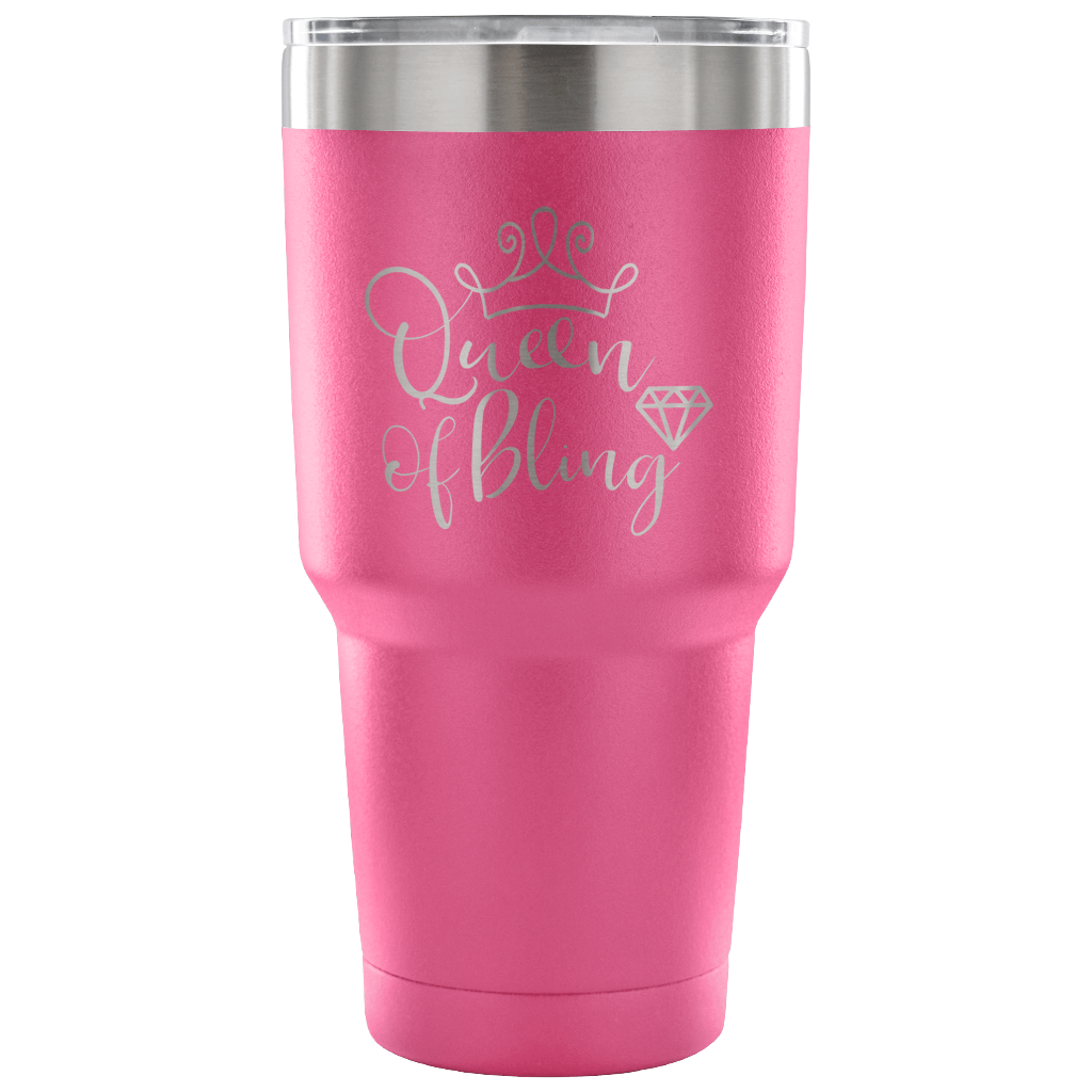 Queen Of Bling Coffee Mug Tumbler 5 Colors!