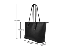 Load image into Gallery viewer, Bling Queen Vegan Leather Zipper Tote Bag Pink
