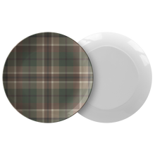Load image into Gallery viewer, Woodland Plaid 10&quot; Unbreakable Dinner Plates
