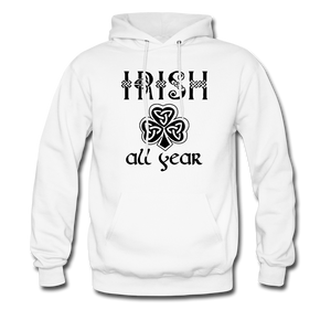 Irish All Year Unisex Hoodie - white