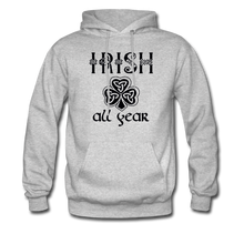 Load image into Gallery viewer, Irish All Year Unisex Hoodie - heather gray
