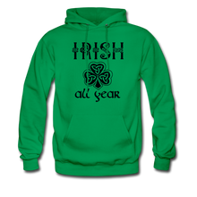 Load image into Gallery viewer, Irish All Year Unisex Hoodie - kelly green
