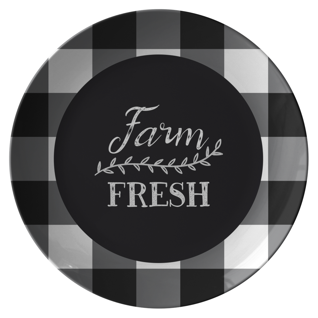 Farm Fresh Black White and Gray Buffalo Check 10