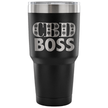 Load image into Gallery viewer, CBD BOSS 30 Ounce Vacuum Tumbler Laser Engraved
